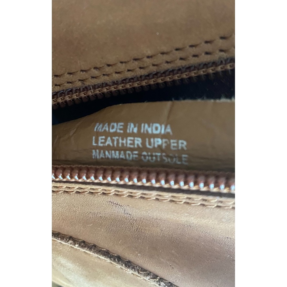 Splendid Genuine Leather Ankle Boots Brown Womens Size 7 Zip Western Booties - Picture 8 of 12
